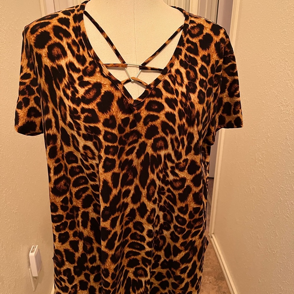 Animal Print Blouse